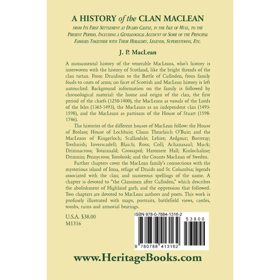 A History of the Clan MacLean