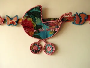 Animals theme Baby Carriage Maternity Sash