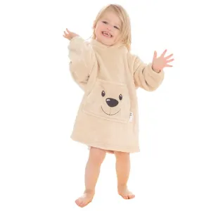 Baby Novelty Oversized Plush Hoodie - Teddy (18m - 3Years)(PK4) 18C939