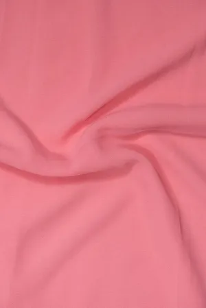 Baby Pink Dyed Georgette Fabric