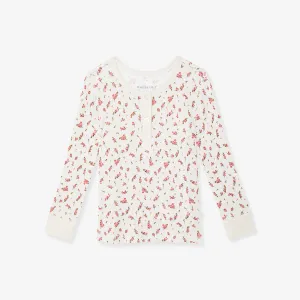 Calais Waffle Henley Top