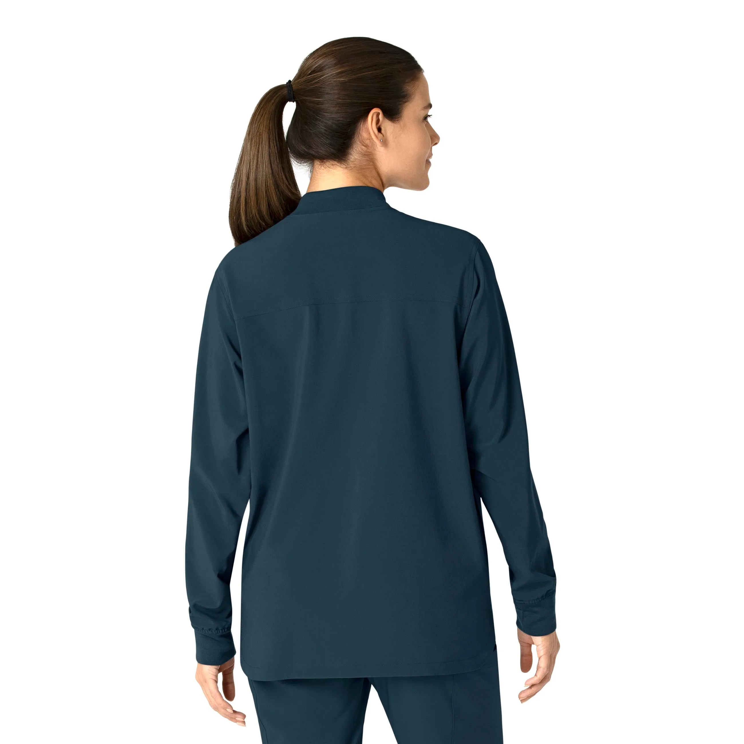 Carhartt Force Cross-Flex Women's Shirt Jacket - Navy