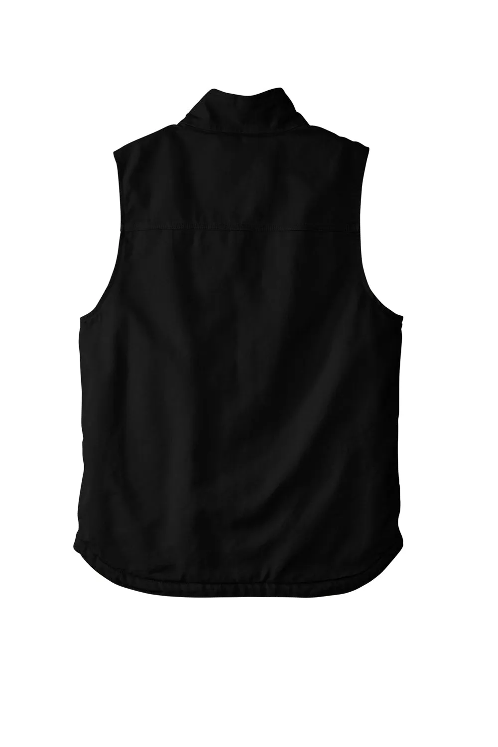 Carhartt Mens Sherpa Lined Mock Neck Full Zip Vest - Black