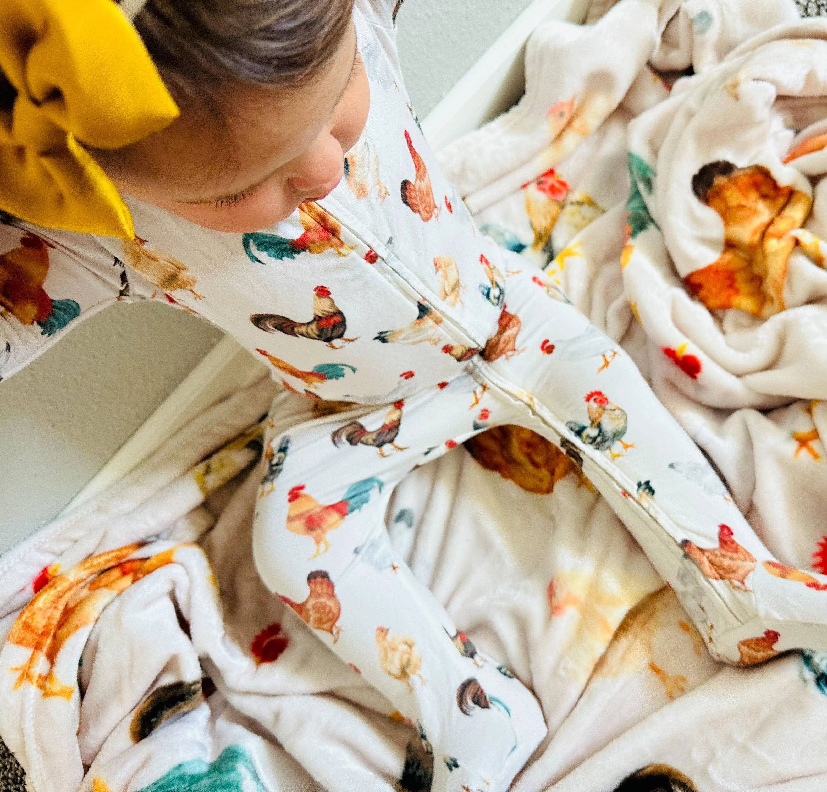 Chicken Baby Bamboo Pajamas