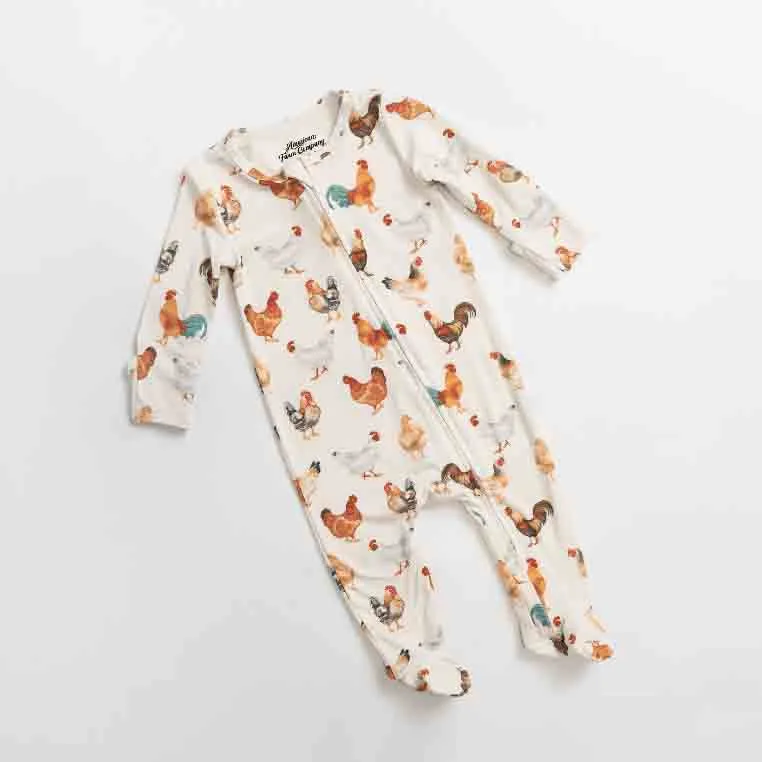Chicken Baby Bamboo Pajamas