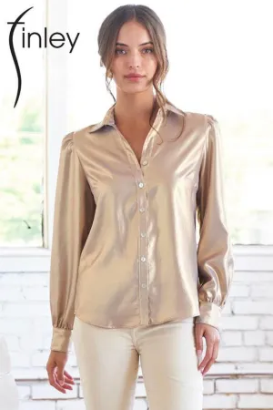 COLLETTE GOLD BLOUSE