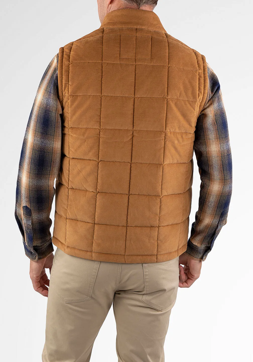 Fine Wale Corduroy Quilted Vest