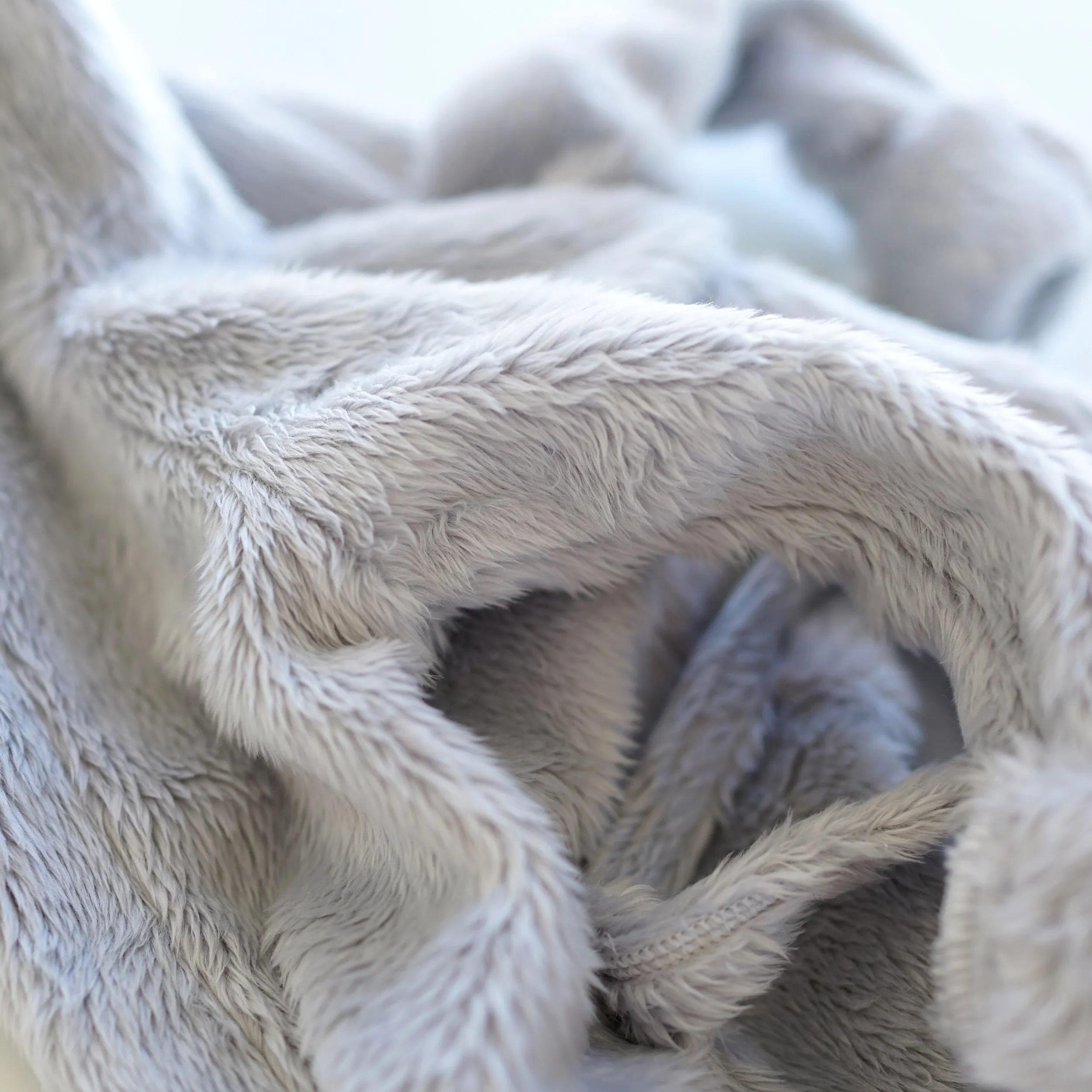 Fluffy Hooded Gown
