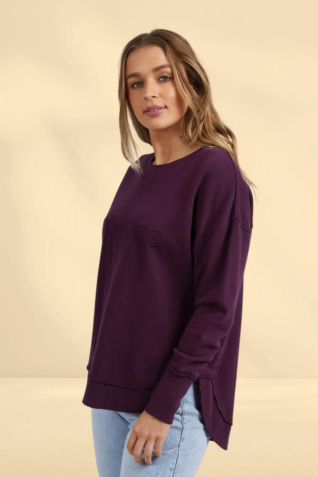 Foxwood Simplified Crew Plum