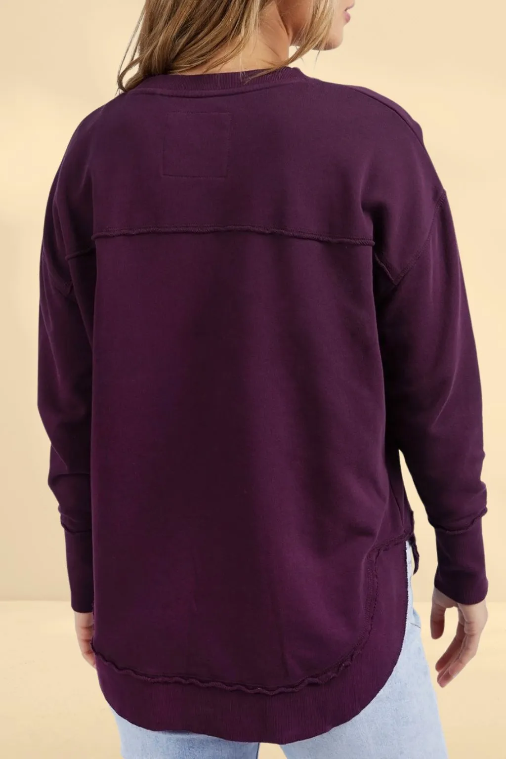 Foxwood Simplified Crew Plum