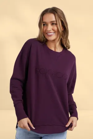 Foxwood Simplified Crew Plum