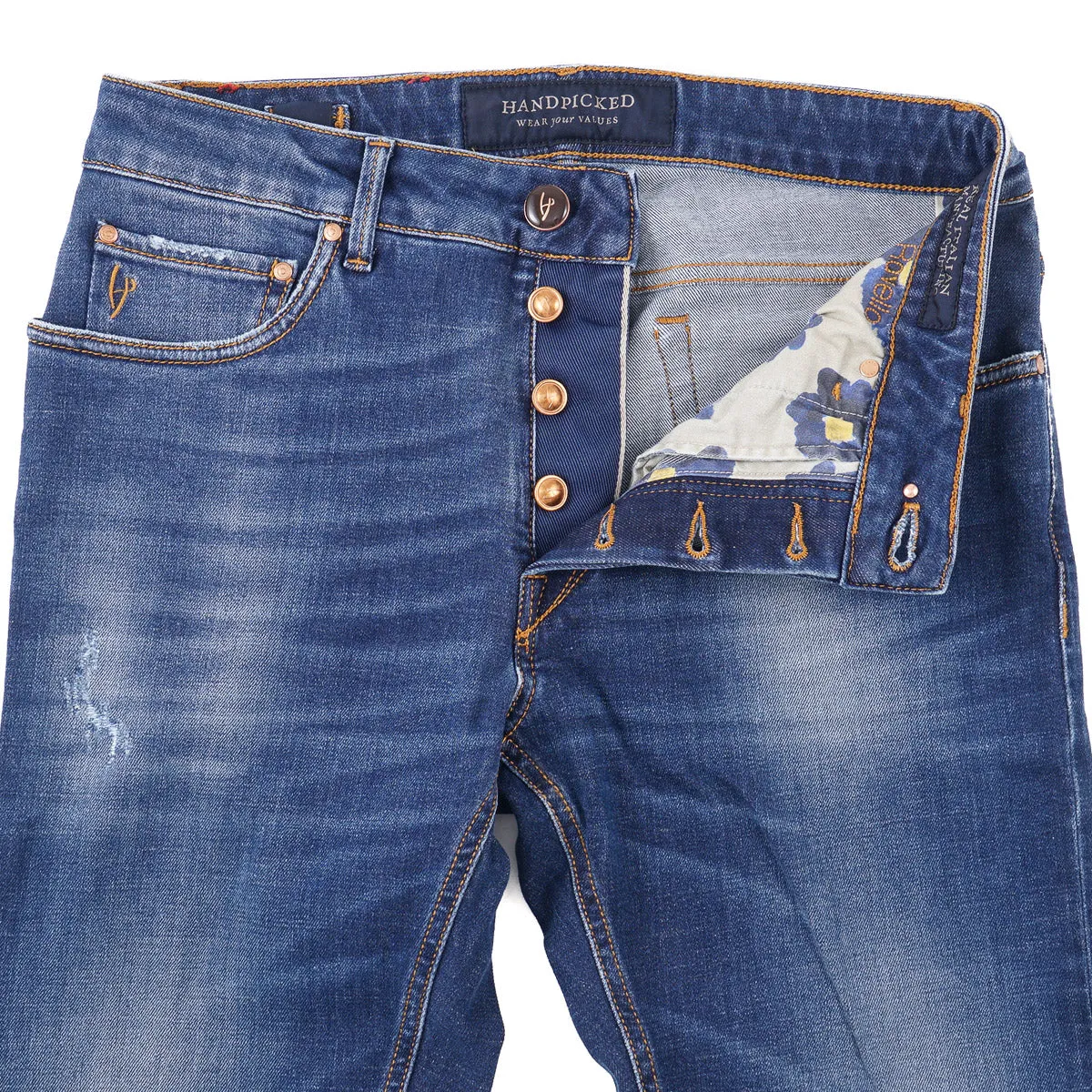 Handpicked 'Ravello' Soft Denim Jeans