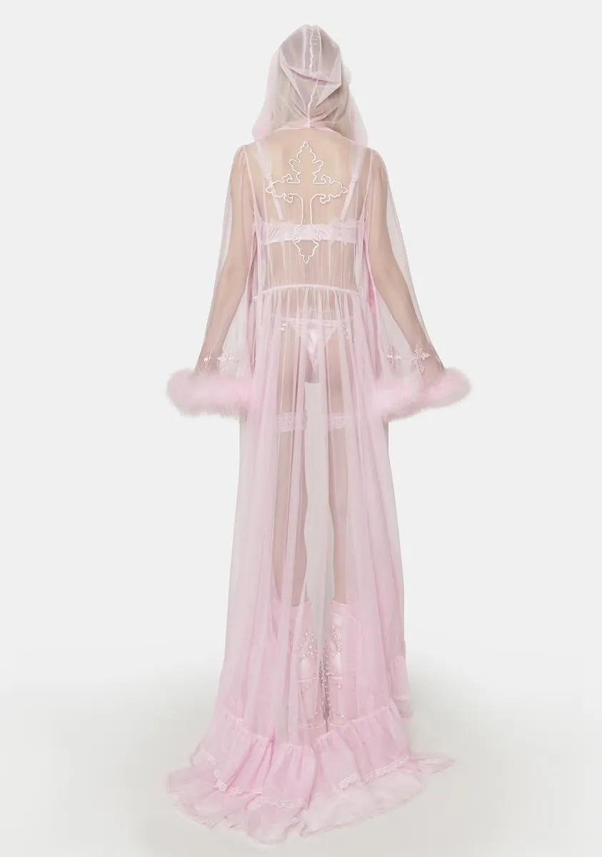 Holy Revelation Marabou Robe