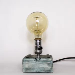 Industrial Desk Lamp in blue shades