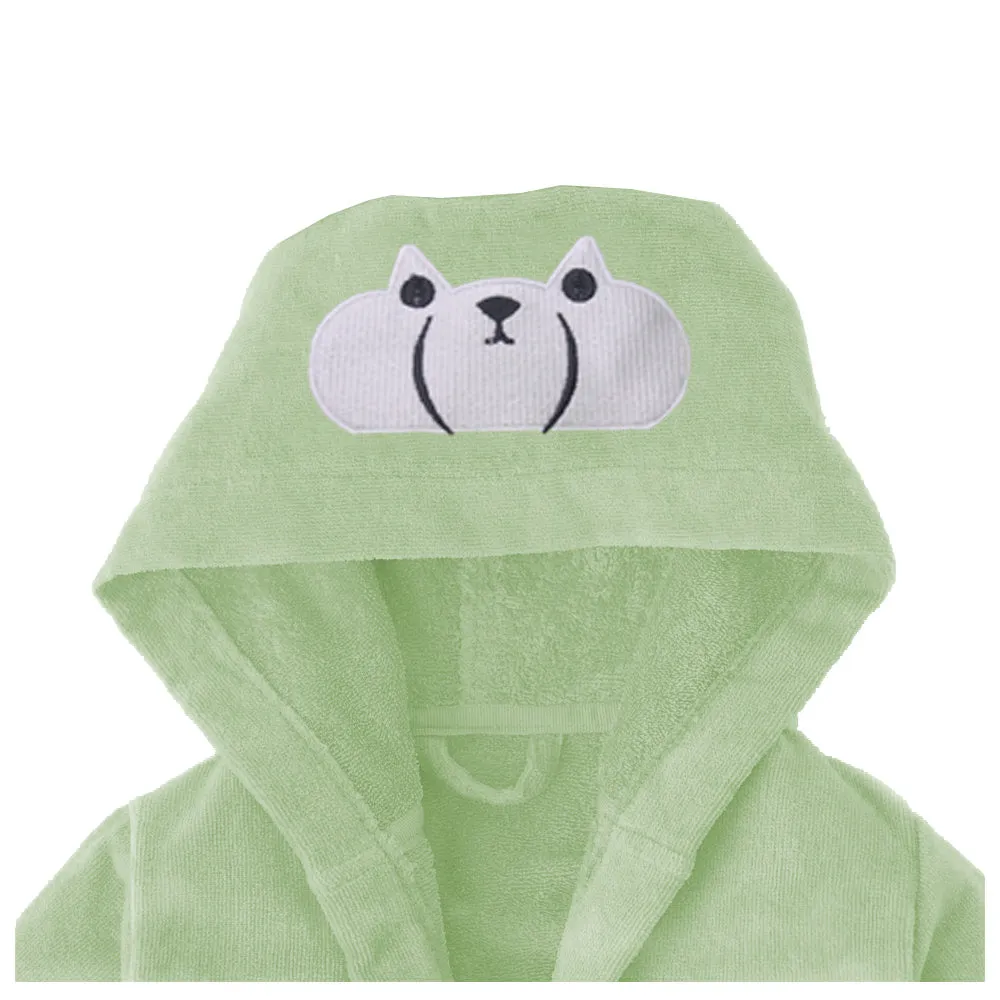 Kids Combo Offer | Kids Bathrobe and Bean Bag - Dark Green