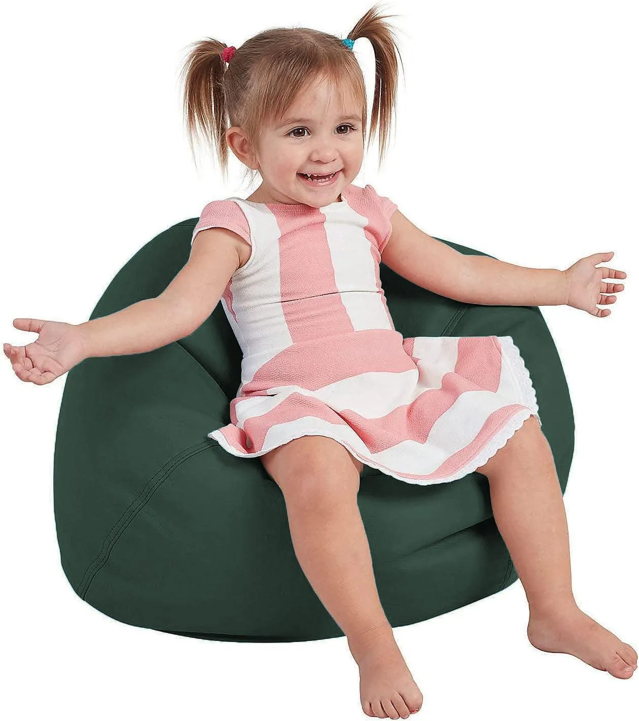 Kids Combo Offer | Kids Bathrobe and Bean Bag - Dark Green