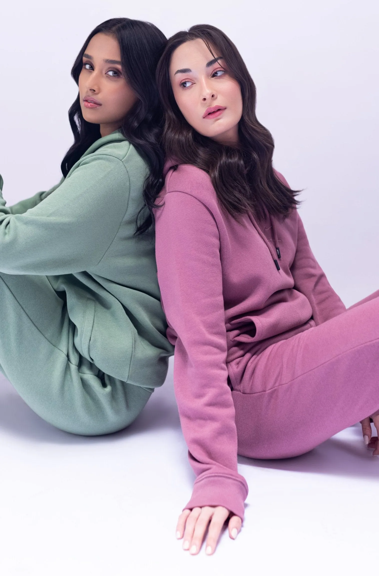 Mauve Pink Pullover Hoodie