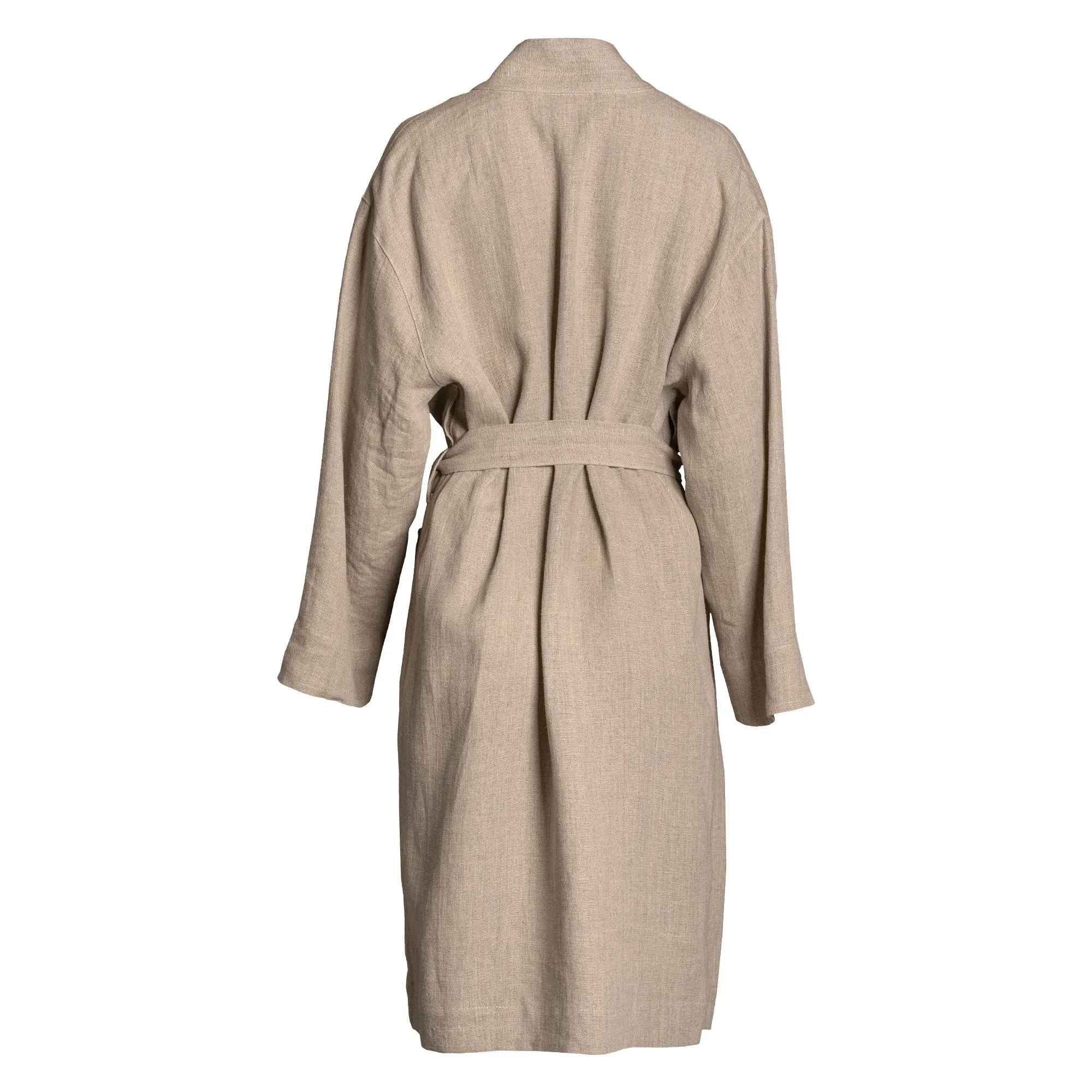 MENIQUE Women's 100% Linen Bath Robe