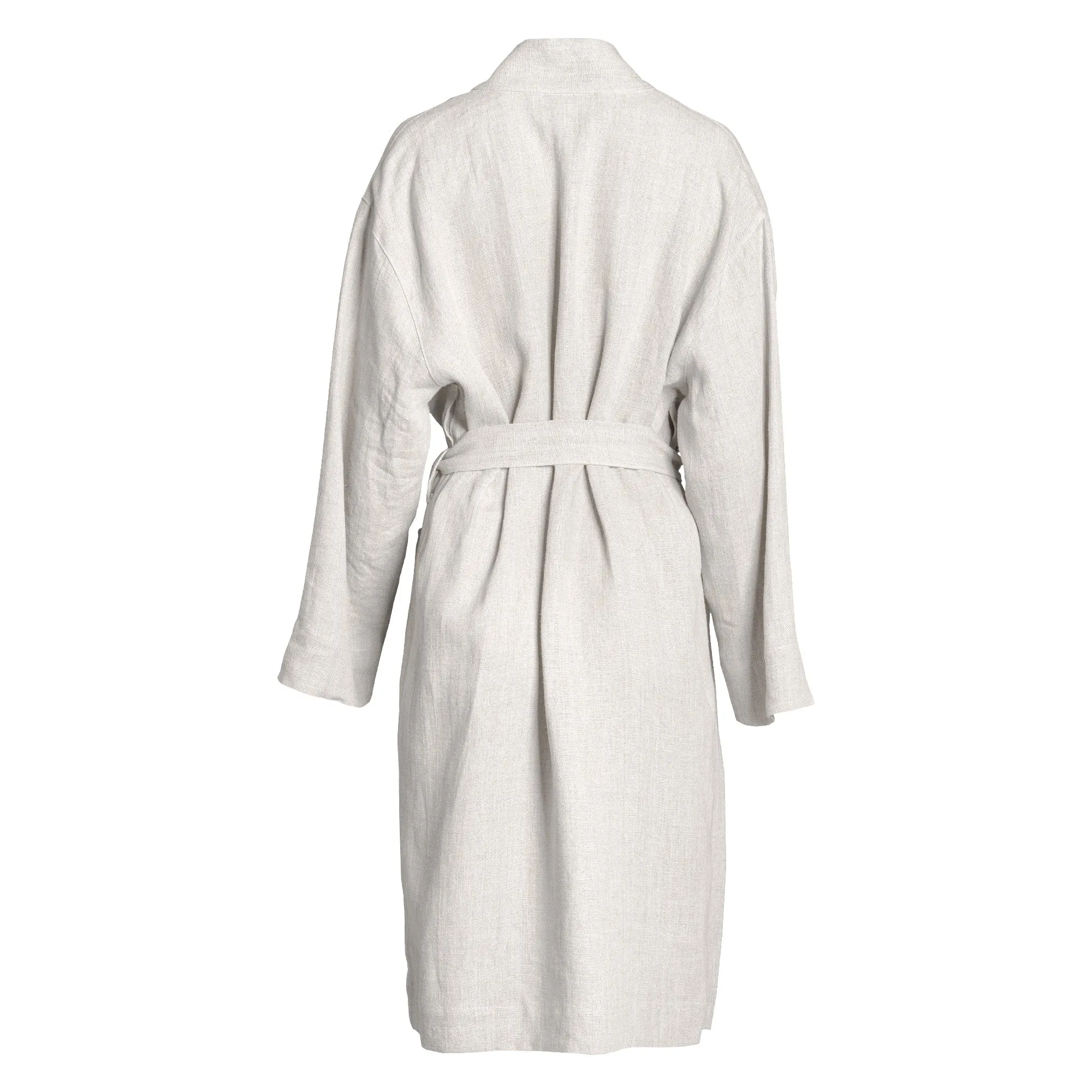MENIQUE Women's 100% Linen Bath Robe