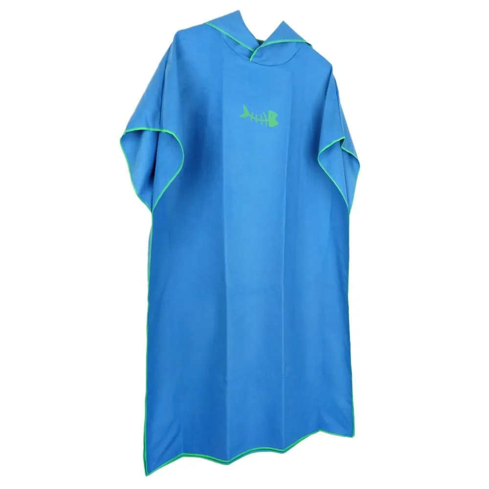 Microfiber Wetsuit Robes Cape Hooded Poncho Quick-drying Swimming Hooded Towel Beach Surfing Poncho Compact Light Open Towel