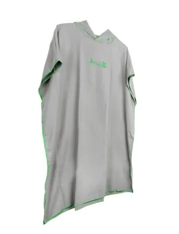 Microfiber Wetsuit Robes Cape Hooded Poncho Quick-drying Swimming Hooded Towel Beach Surfing Poncho Compact Light Open Towel