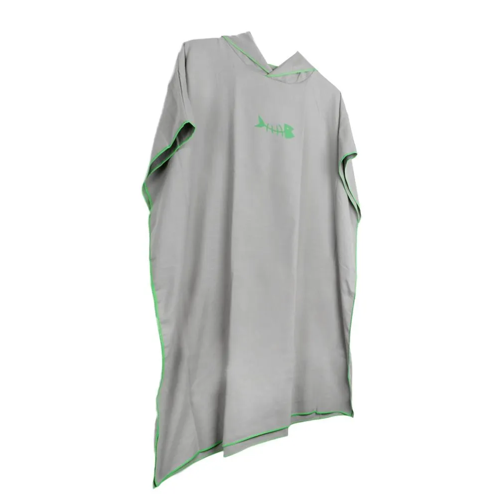 Microfiber Wetsuit Robes Cape Hooded Poncho Quick-drying Swimming Hooded Towel Beach Surfing Poncho Compact Light Open Towel