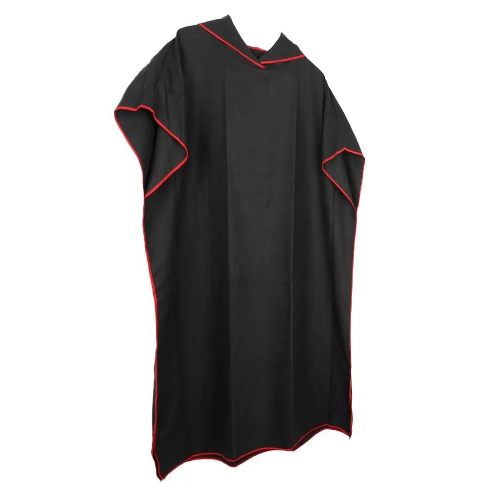 Microfiber Wetsuit Robes Cape Hooded Poncho Quick-drying Swimming Hooded Towel Beach Surfing Poncho Compact Light Open Towel