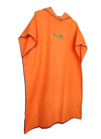 Microfiber Wetsuit Robes Cape Hooded Poncho Quick-drying Swimming Hooded Towel Beach Surfing Poncho Compact Light Open Towel