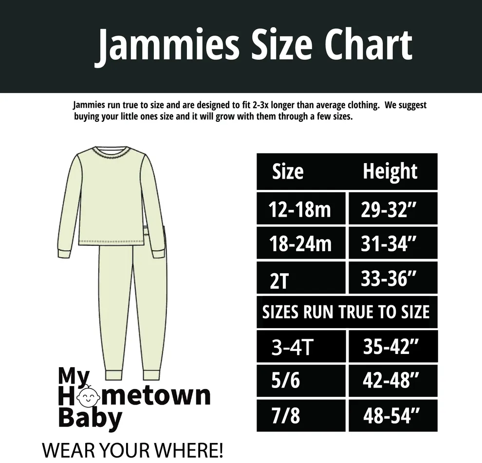 My Hometown Baby 2 Piece Bamboo PJ Set - The Hunt