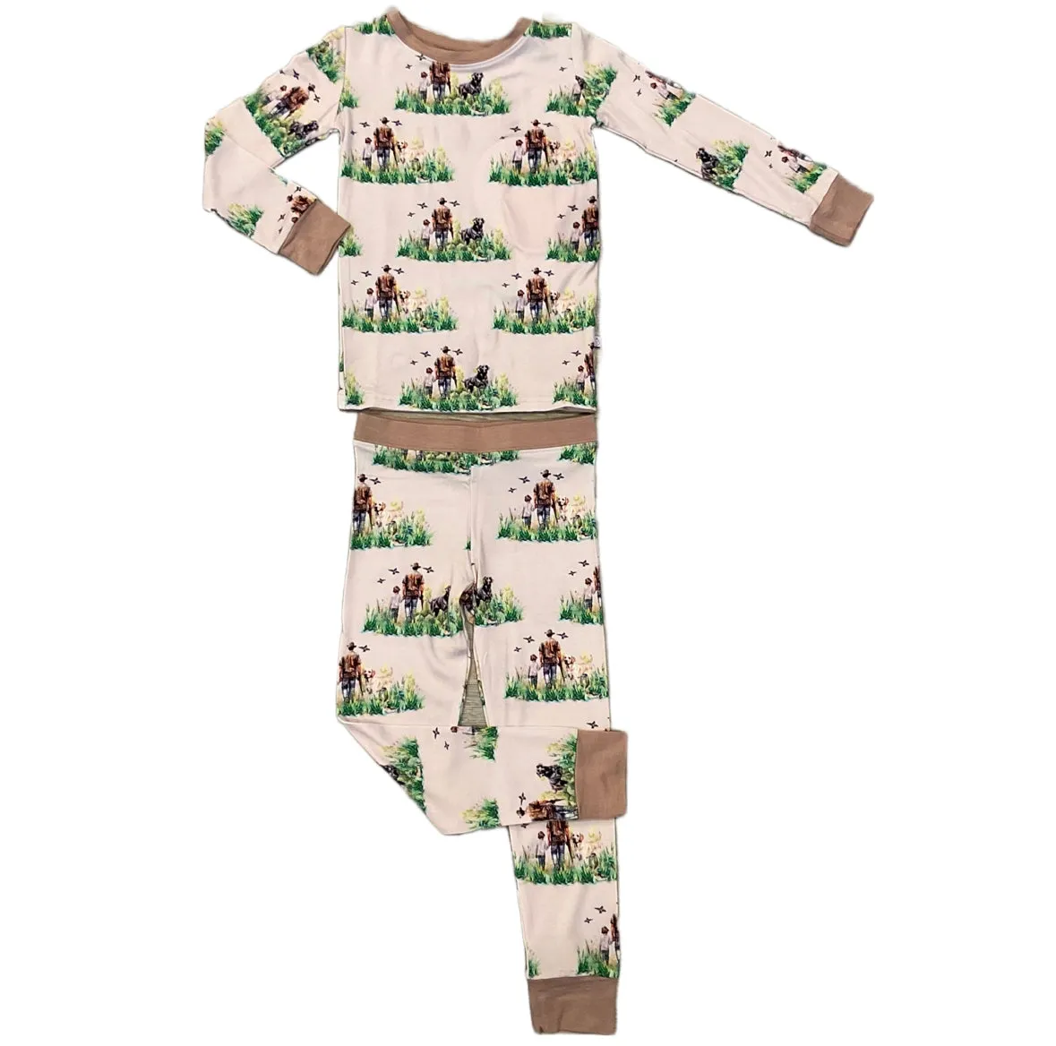 My Hometown Baby 2 Piece Bamboo PJ Set - The Hunt