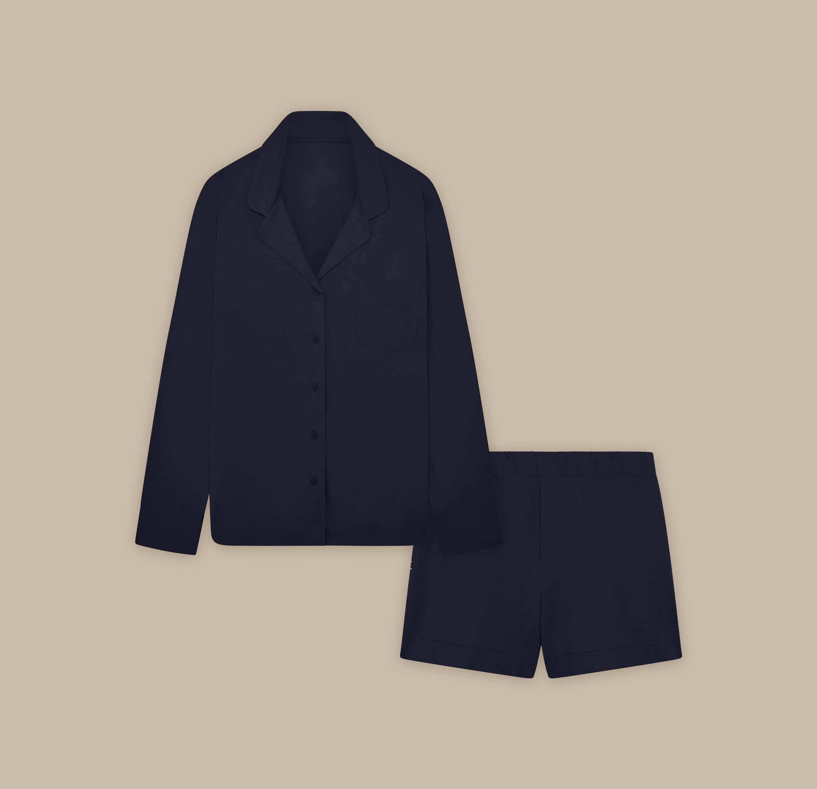 Pima Long Sleeve & Short Set