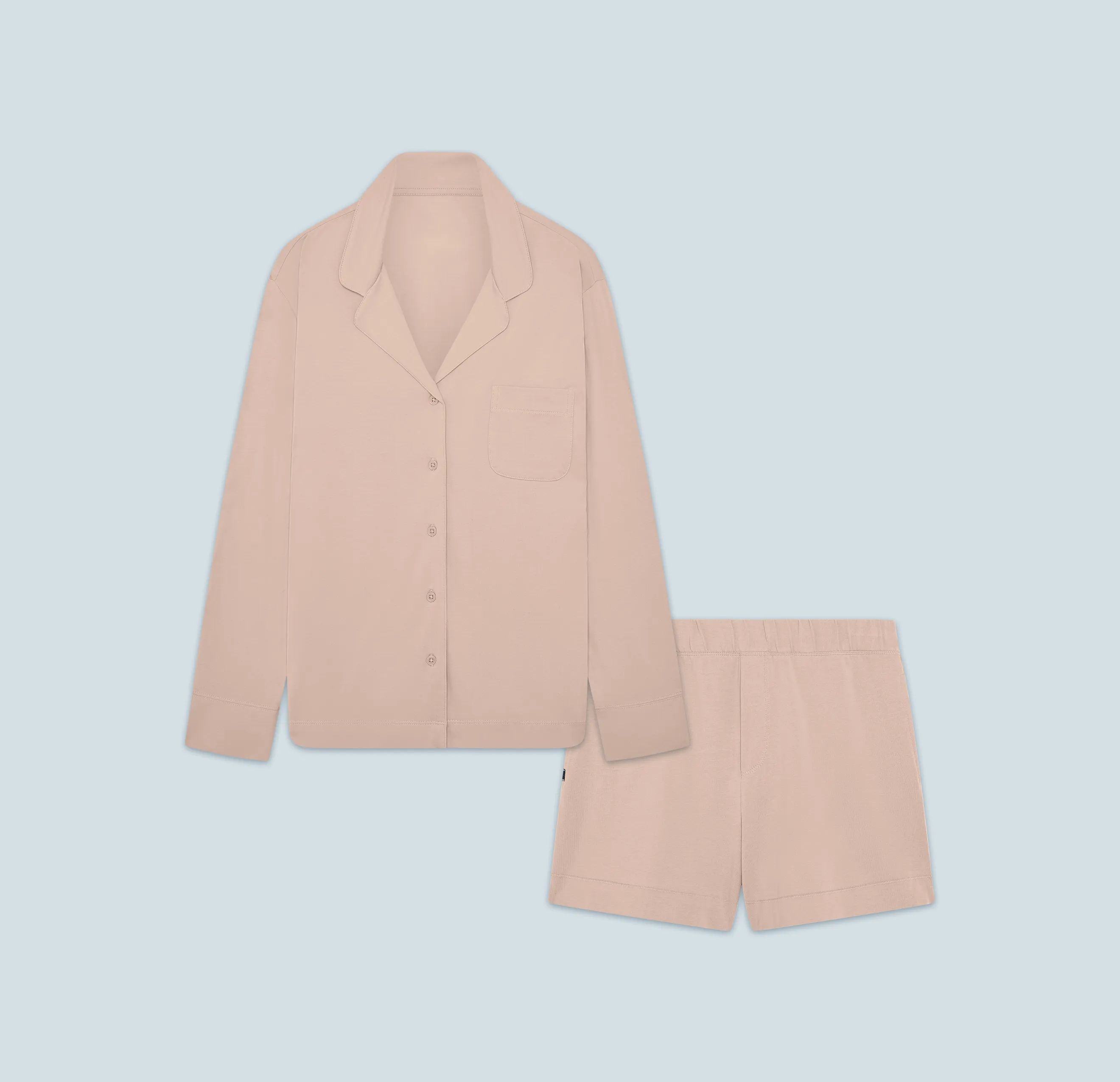 Pima Long Sleeve & Short Set