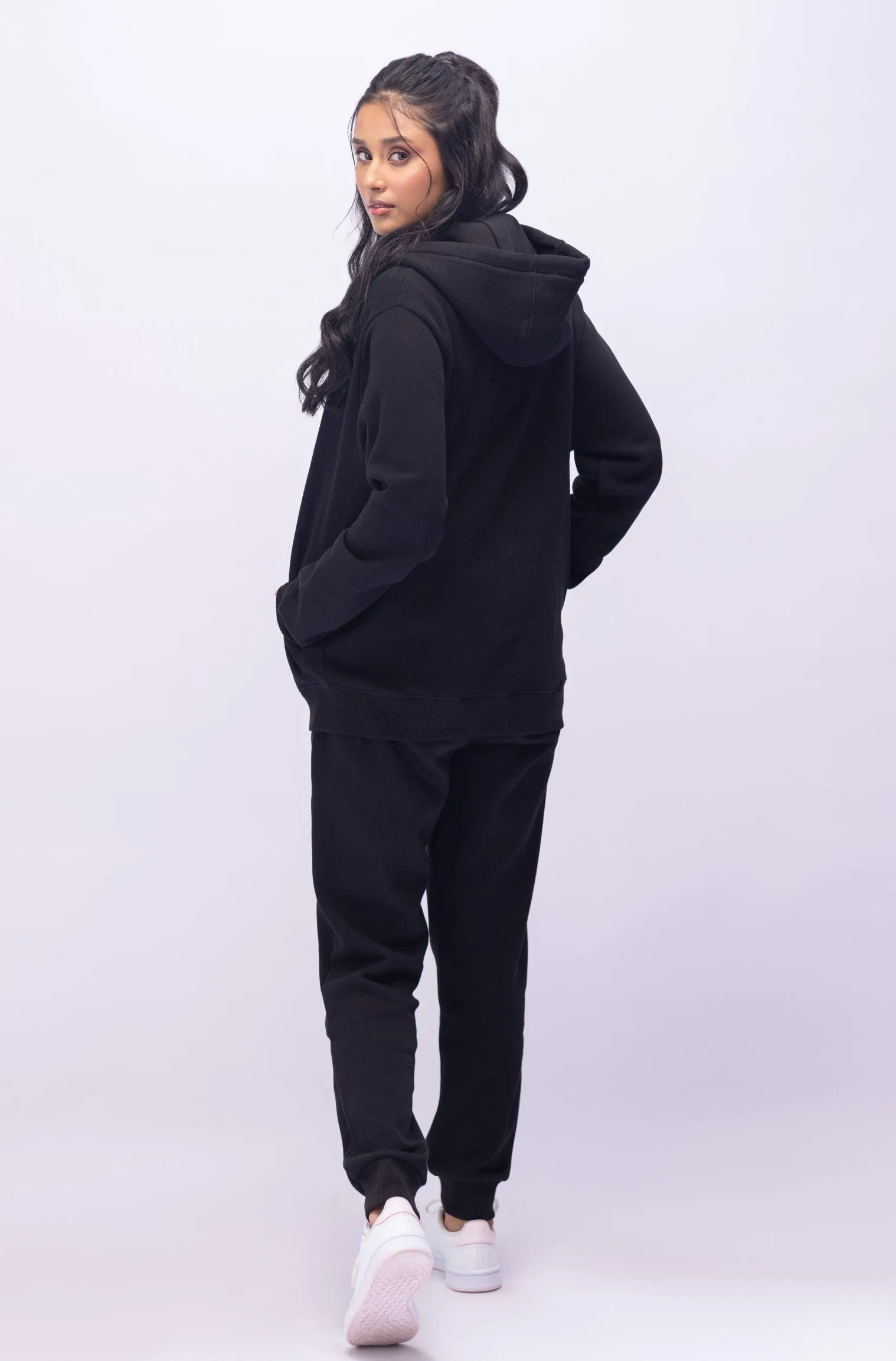 Pullover Hoodie - Raven Black