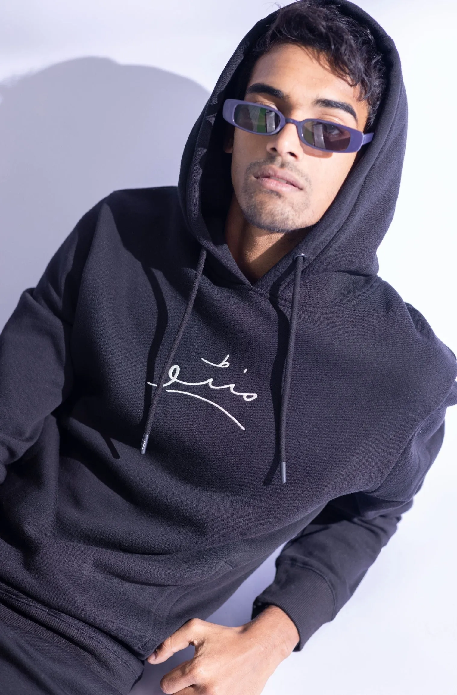 Pullover Hoodie - Raven Black