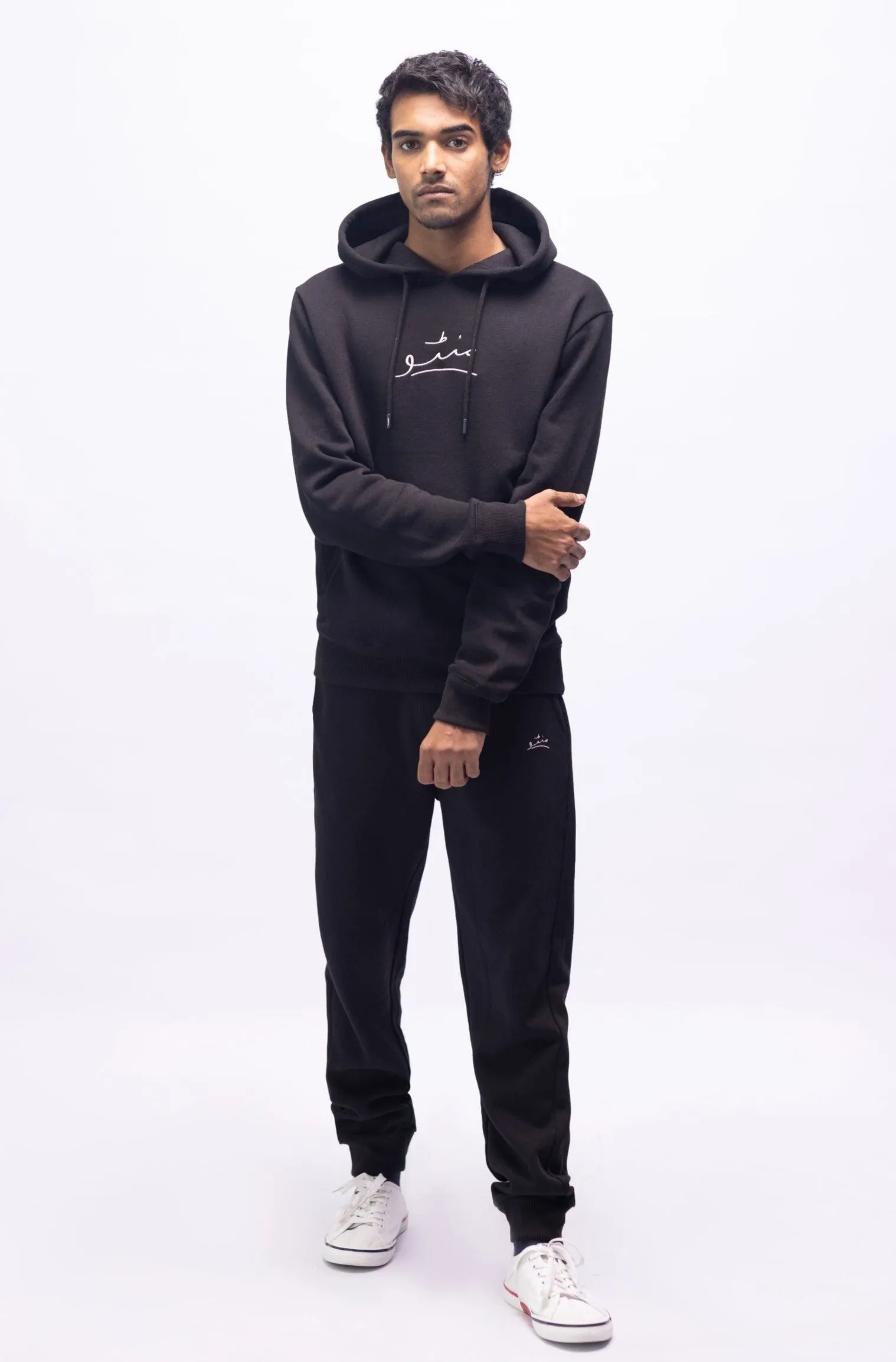 Pullover Hoodie - Raven Black