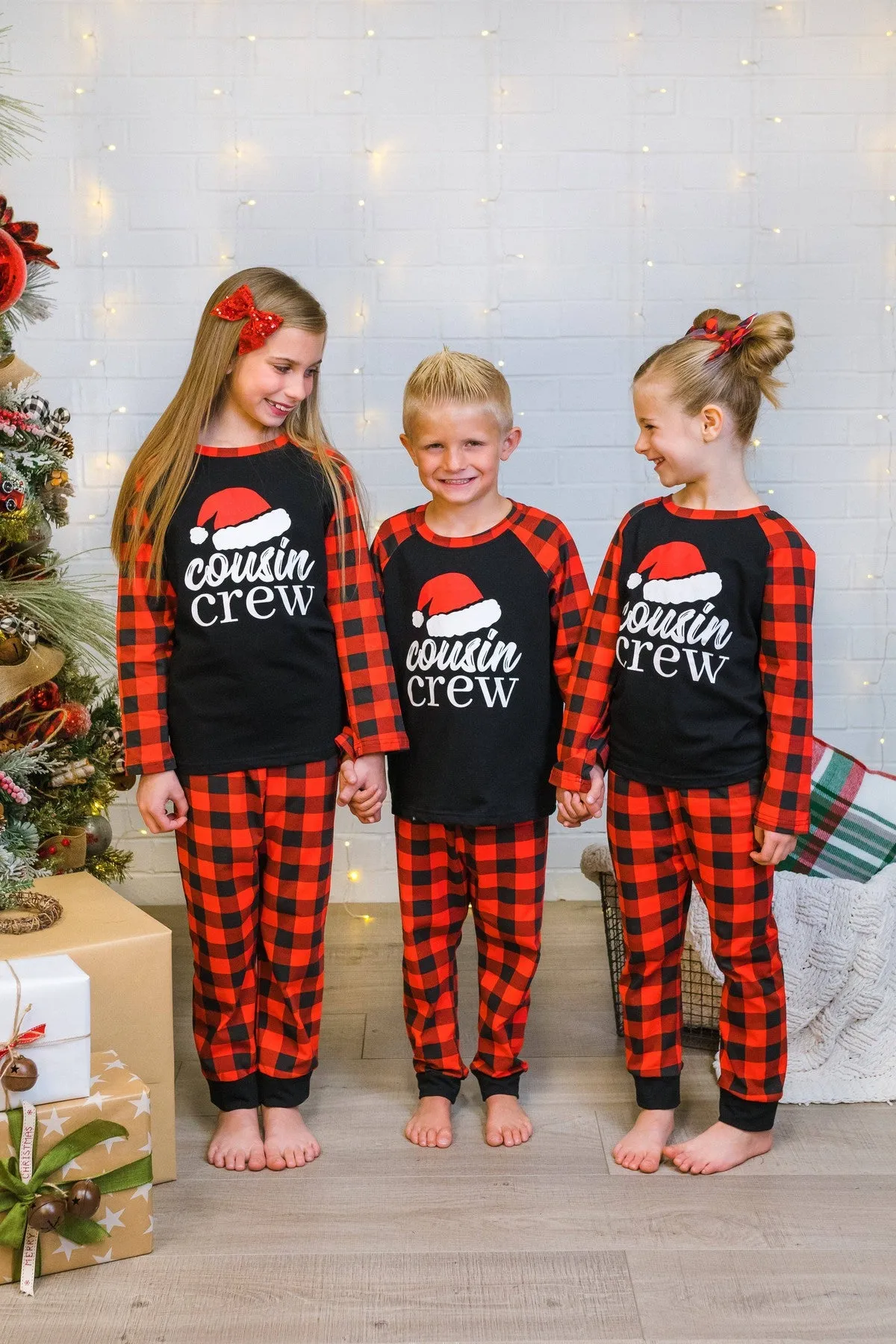 "Cousin Crew" Buffalo Plaid Pajamas