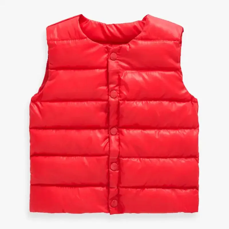 "Cozy and Stylish Baby Vest: Keep Your Little Ones Warm in Autumn and Winter with Our Trendy Outerwear Coats for Boys and Girls - Infant Cotton down Sleeveless Jacket for Ultimate Comfort"