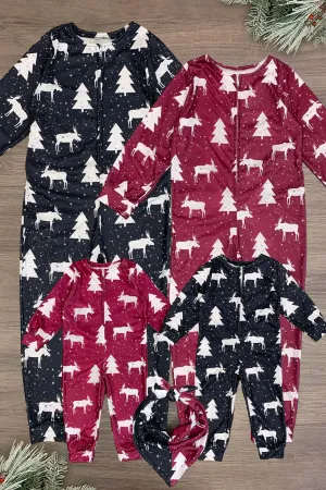 "Don't Moose With Me" Family Onesie Pajamas