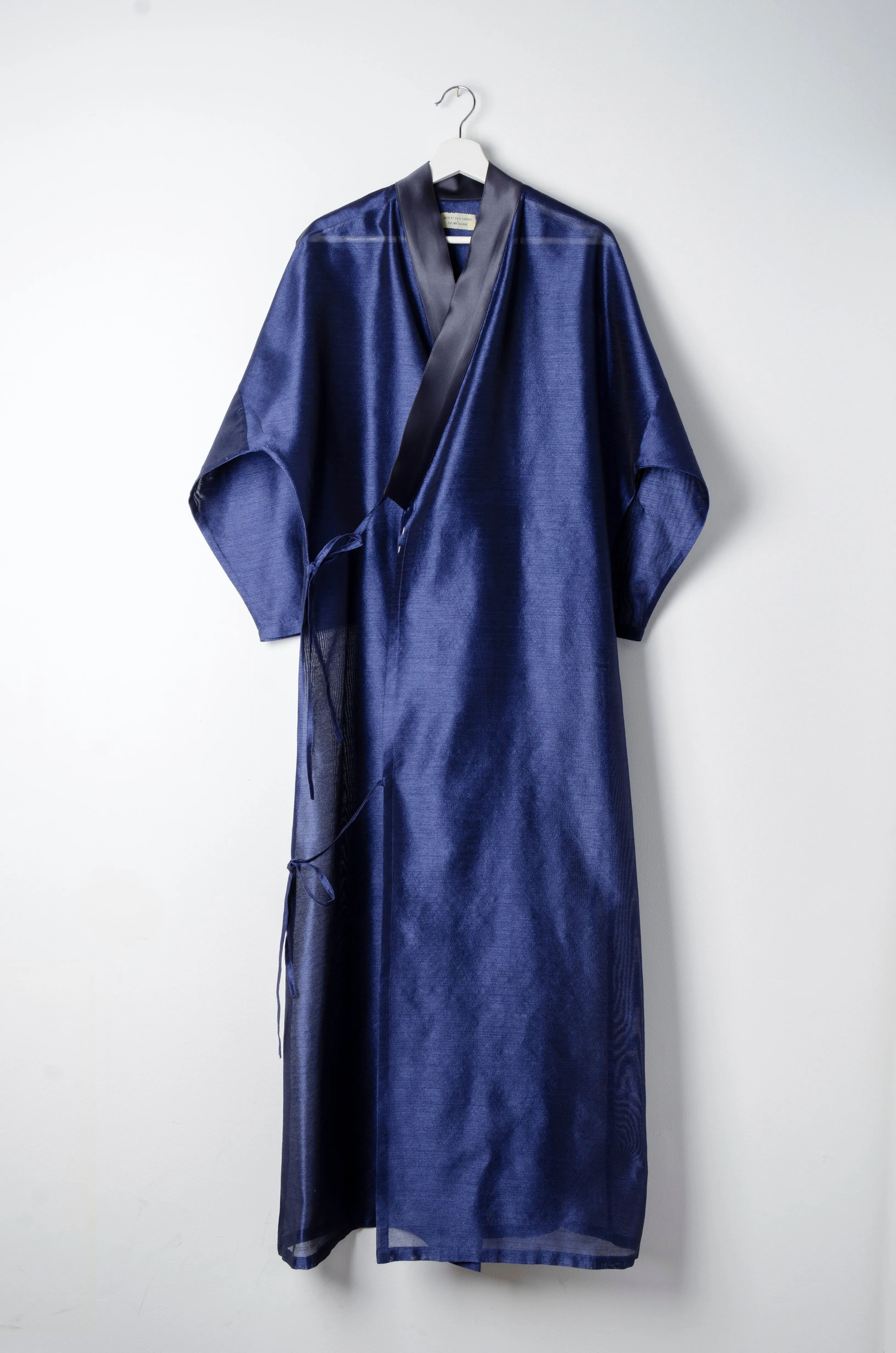Raw Silk Tie Abaya