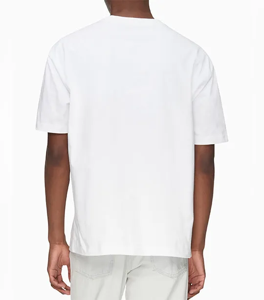 Relaxed Fit Standard Logo Crewneck T-Shirt Brilliant White
