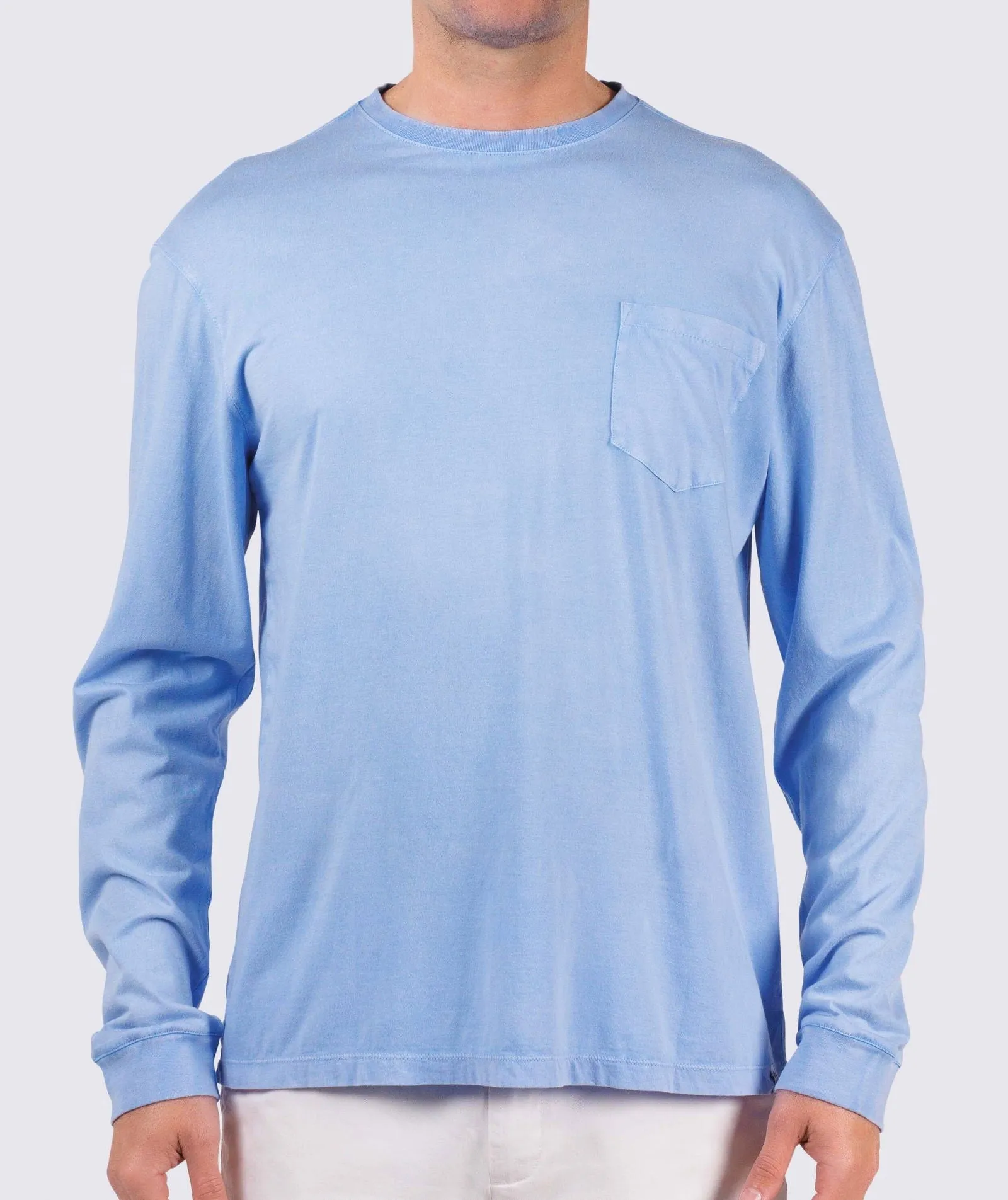 Relaxed Turtle Pocket Tee-Long-Sleeve
