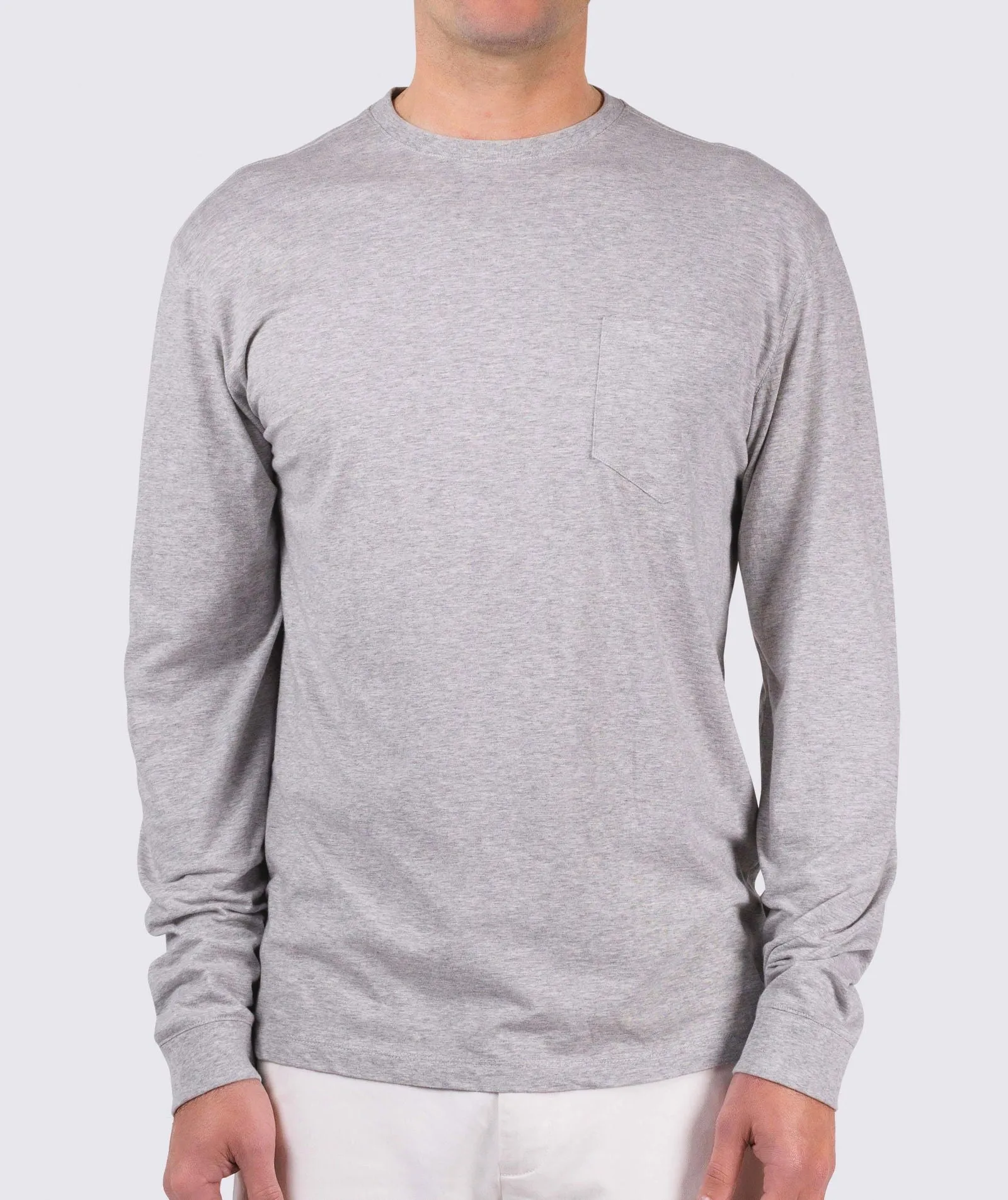 Relaxed Turtle Pocket Tee-Long-Sleeve