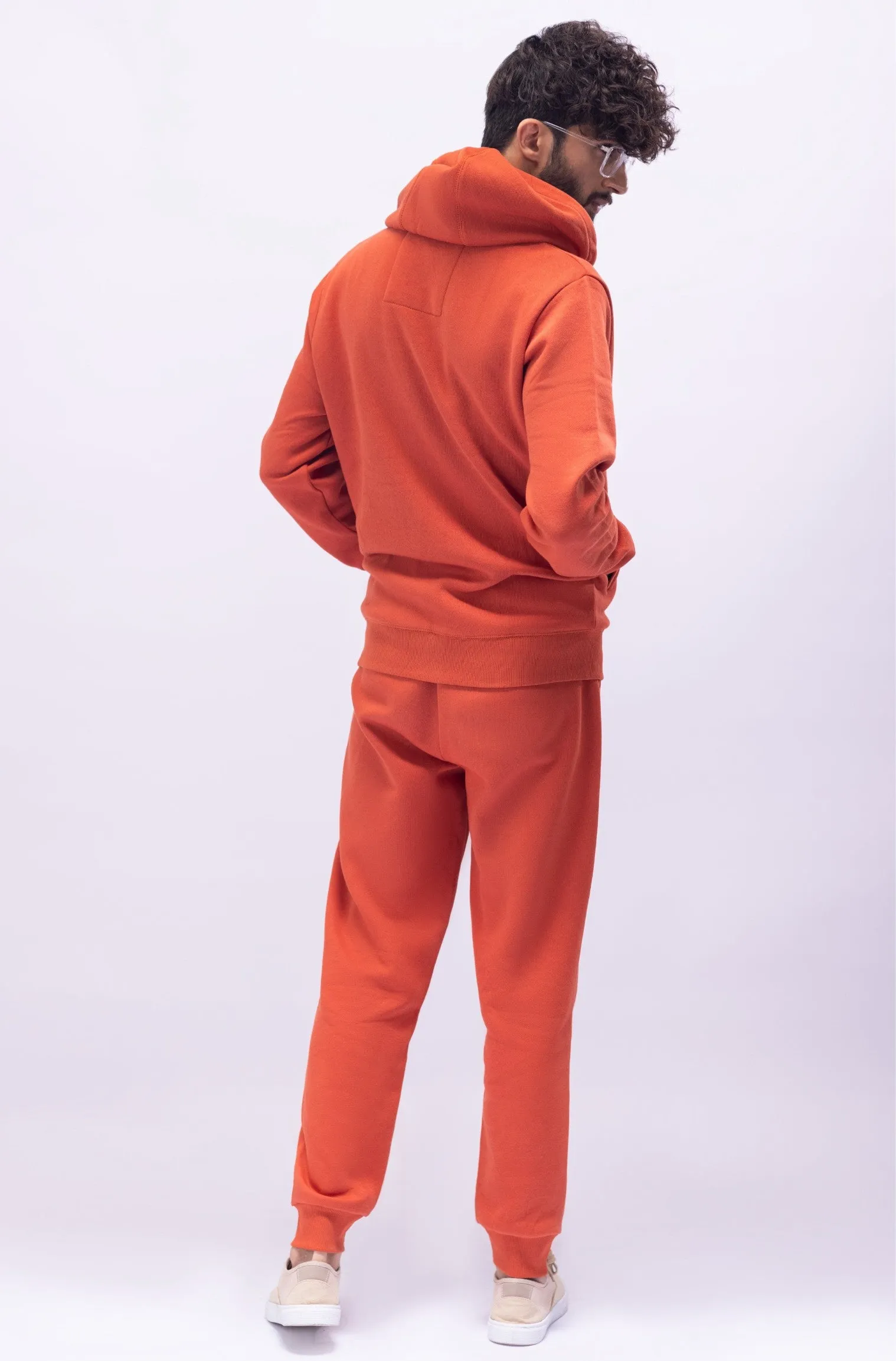 Rust Orange Pullover Hoodie
