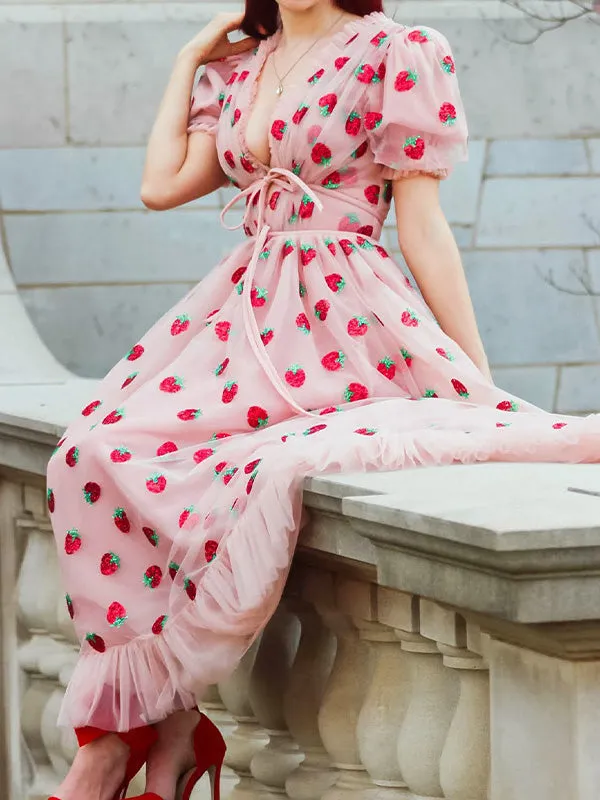 Sequined Shining Slit Trendy Maxi Party Dress