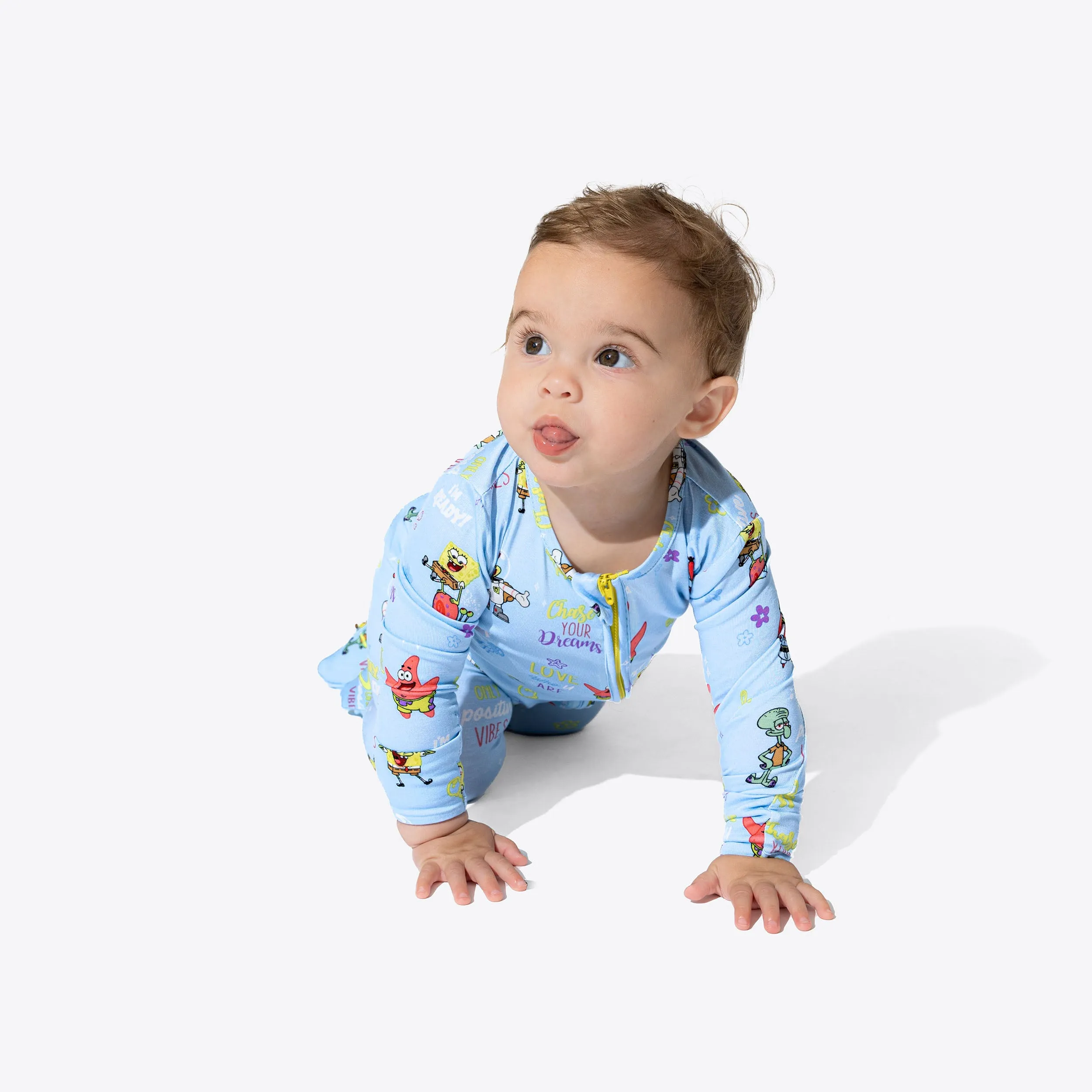 SpongeBob SquarePants: Good Vibes Bamboo Convertible Footie