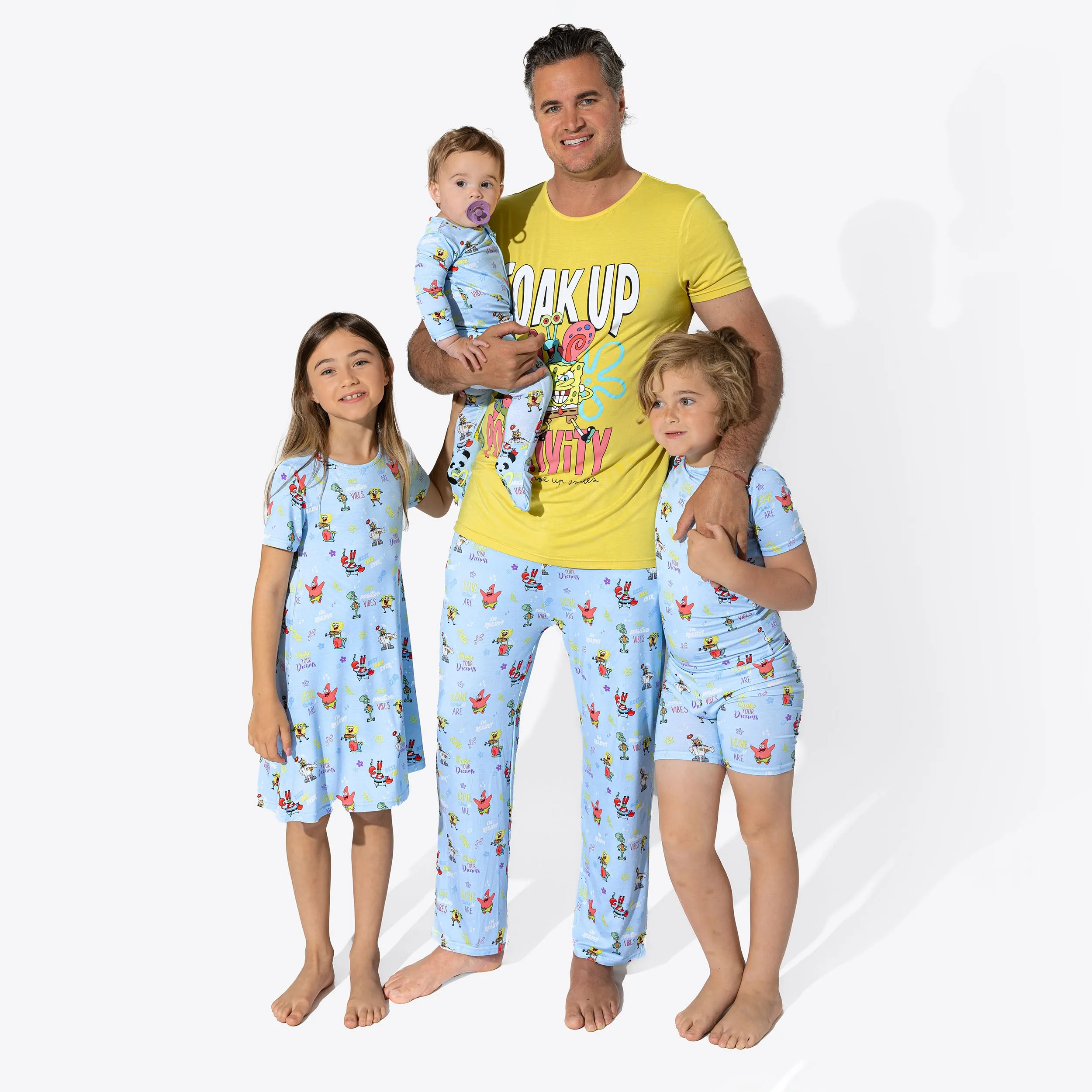 SpongeBob SquarePants: Good Vibes Bamboo Convertible Footie