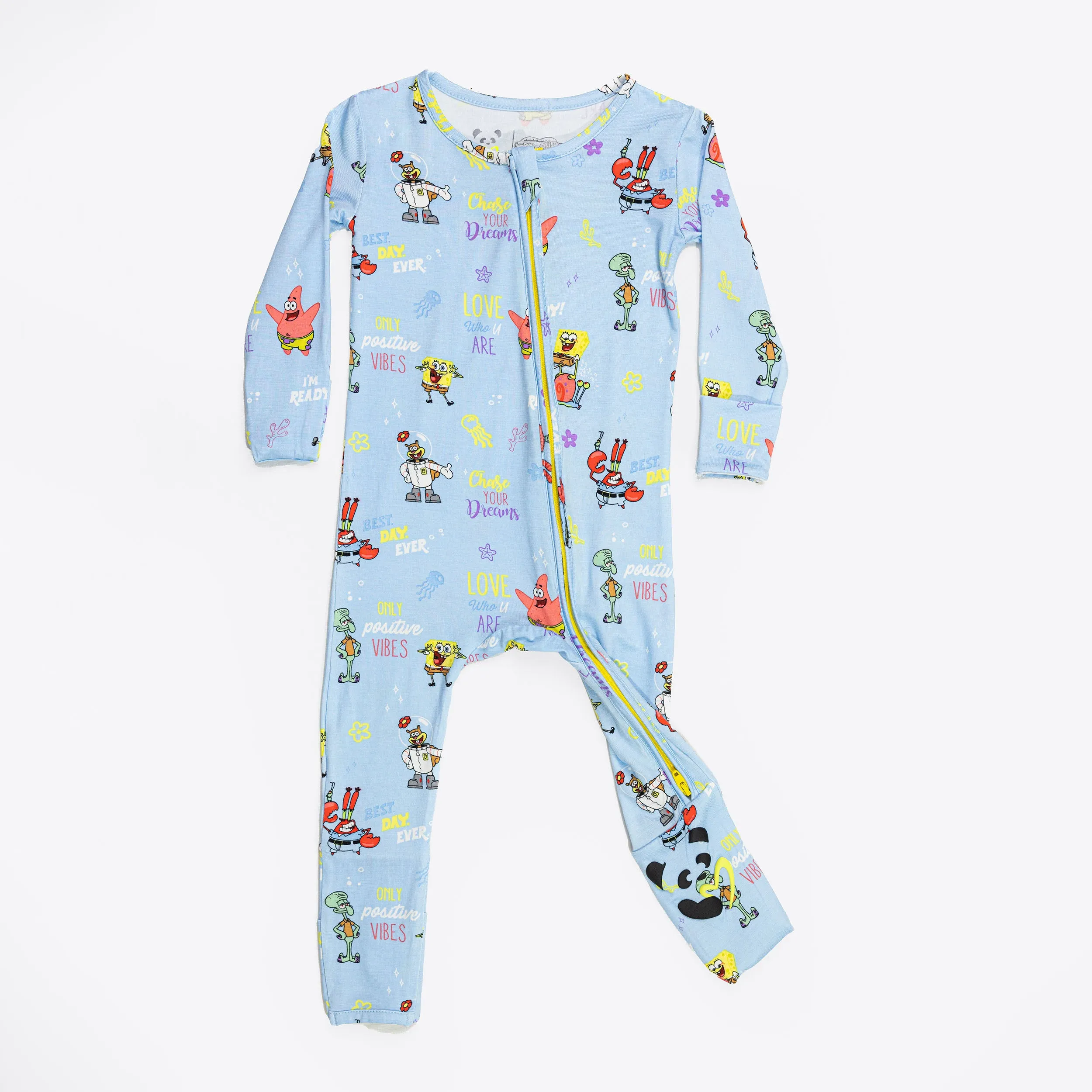 SpongeBob SquarePants: Good Vibes Bamboo Convertible Footie