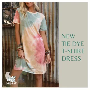 Tie Dye T-Shirt Dress