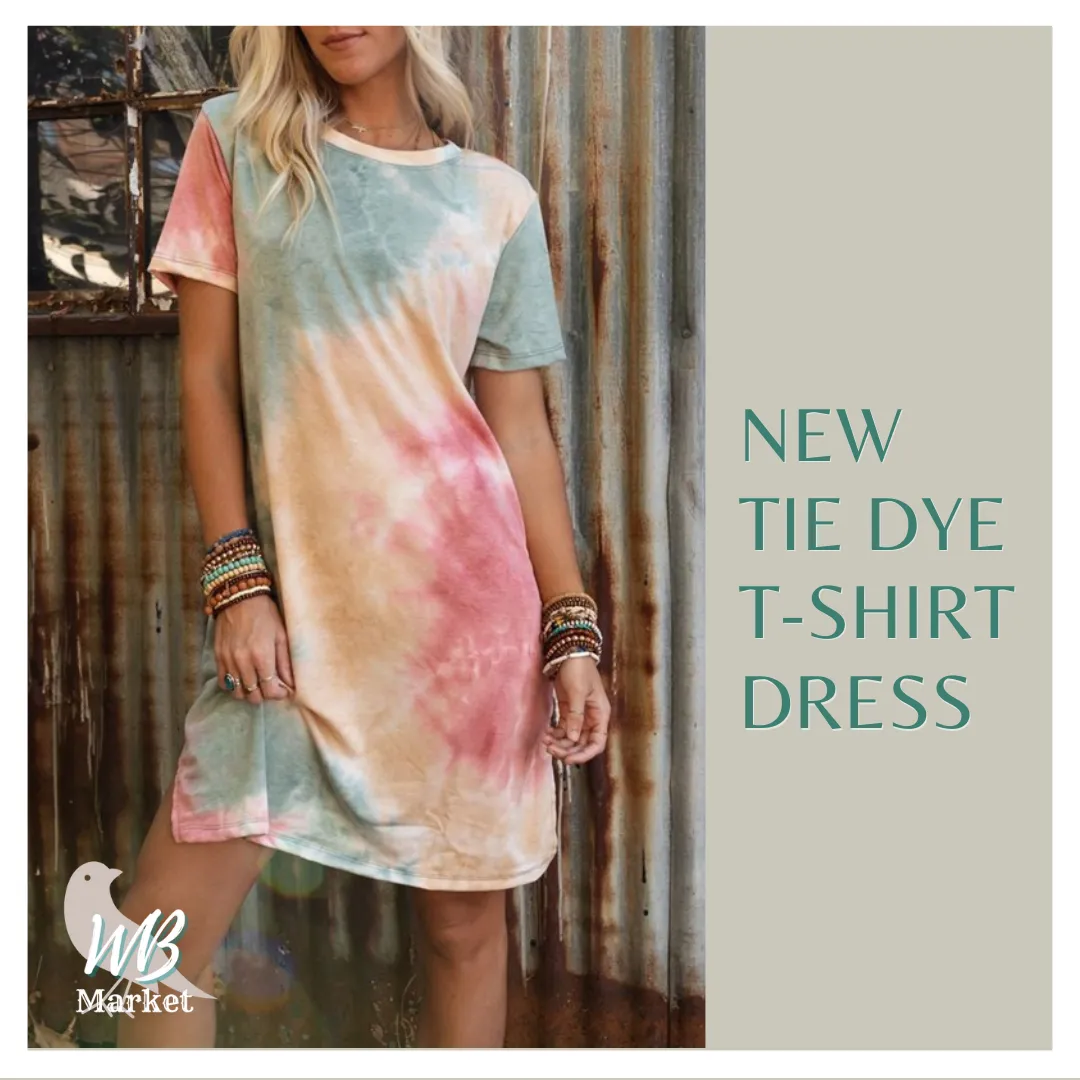 Tie Dye T-Shirt Dress