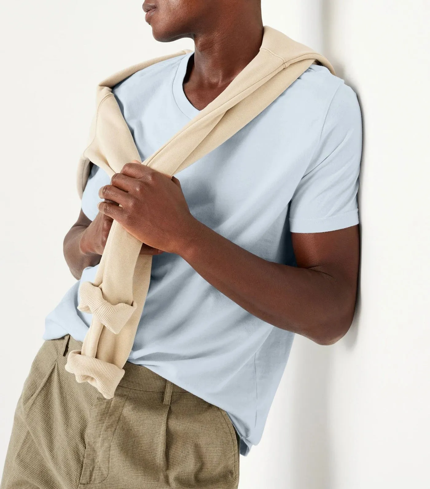 V-Neck T-Shirt For Men Microchip